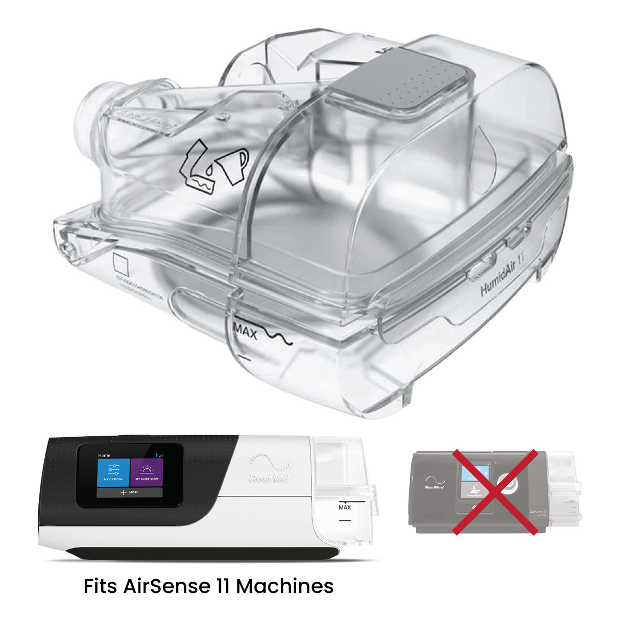 Standard Water Chamber for AirSense™ 11 Humidair™ Heated Humidifier