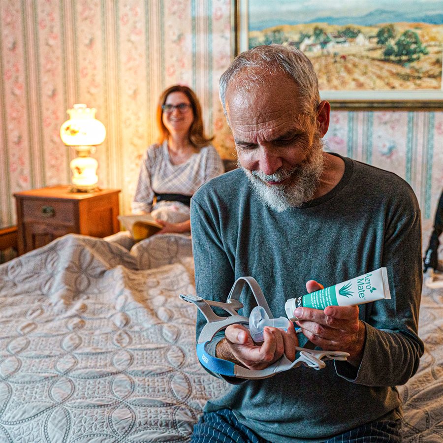 Hydratant AeroMate et scellant pour masque CPAP