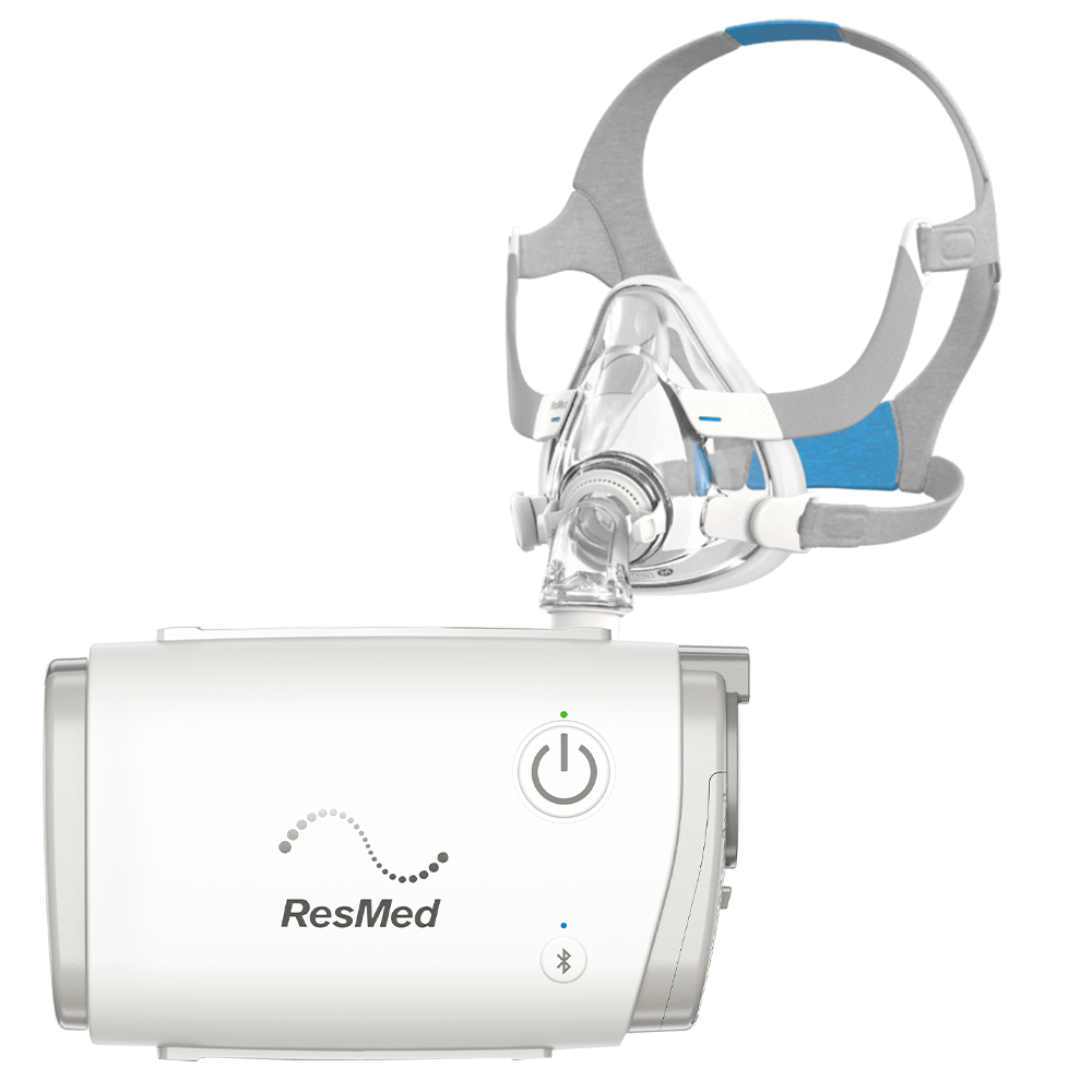 Appareil CPAP de voyage AirMini™ AutoSet™ avec pack d'installation F20 + ensemble de masques F20