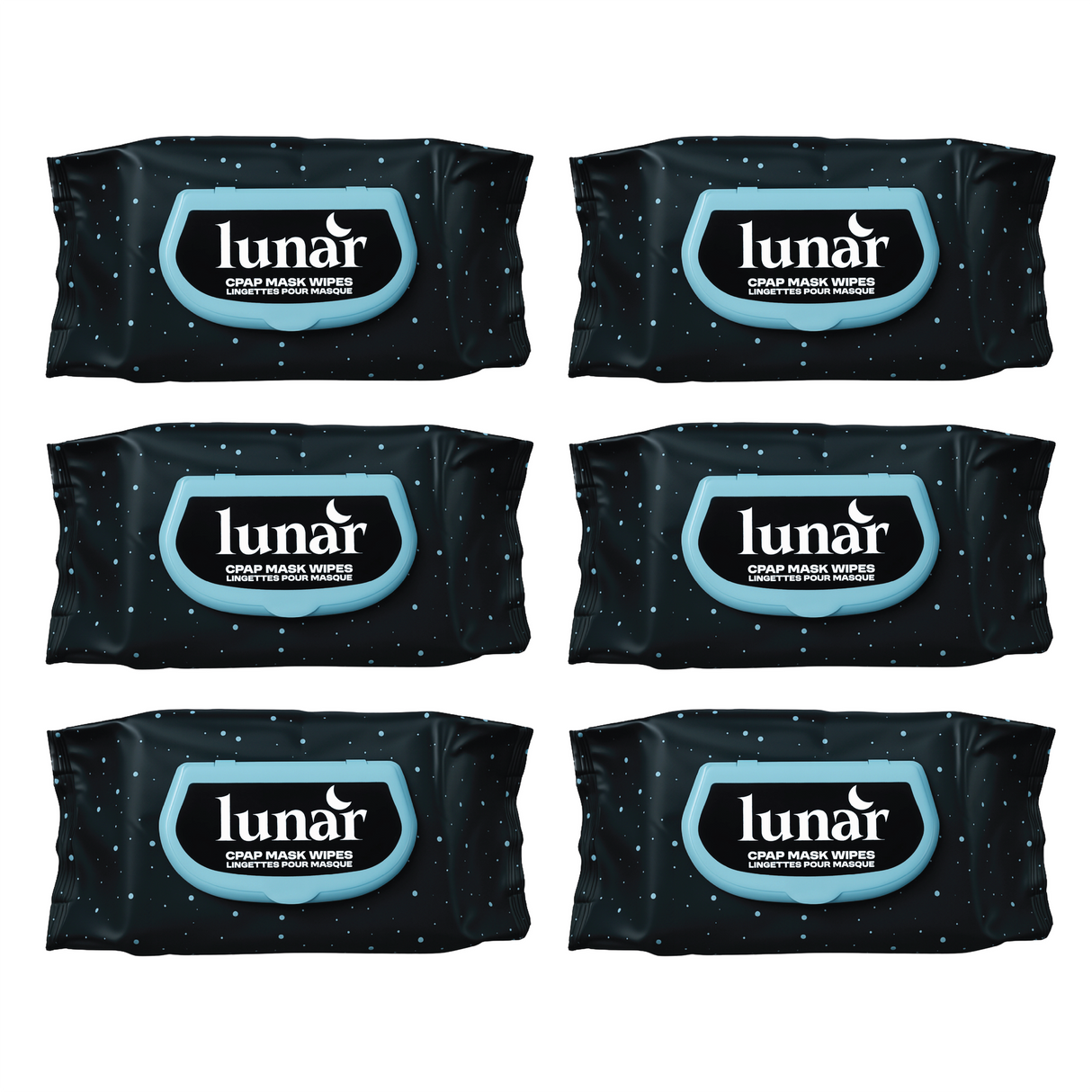 Lunar CPAP Wipes 70 Pack