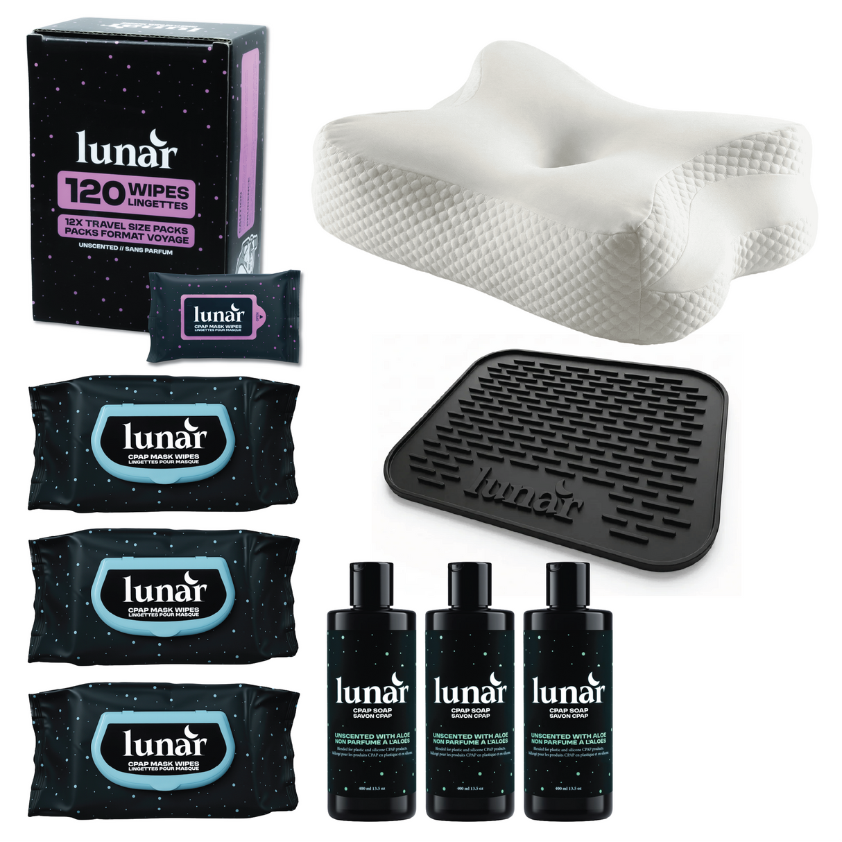 Lot d'oreillers monarque lunaire