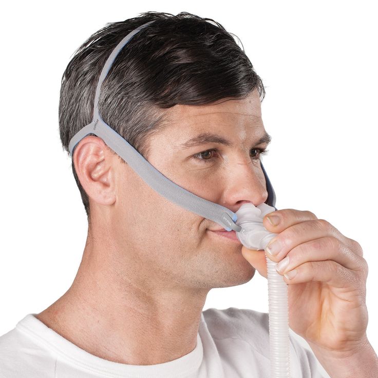 man wearing ResMed CPAP Masks