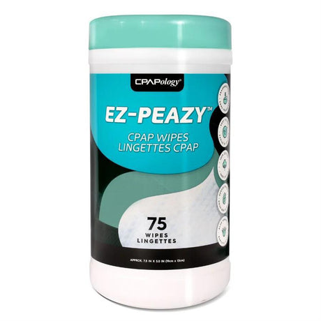 Lot de lingettes CPAP EZ-PEAZY + brosse tubulaire Monty Elite 