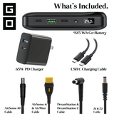 Go-Battery Universal Single Night CPAP Battery 92.5WH